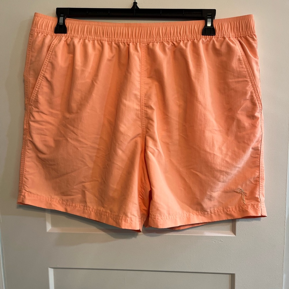 Caribbean Peach Athletic Men's Shorts